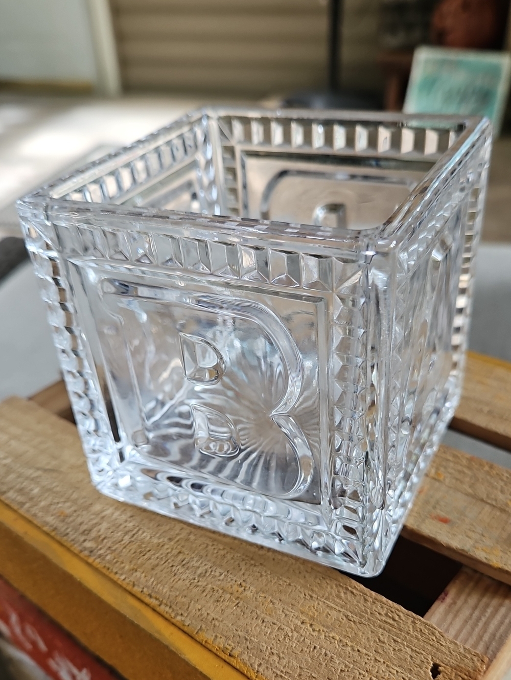 Glass Baby Candle Holder